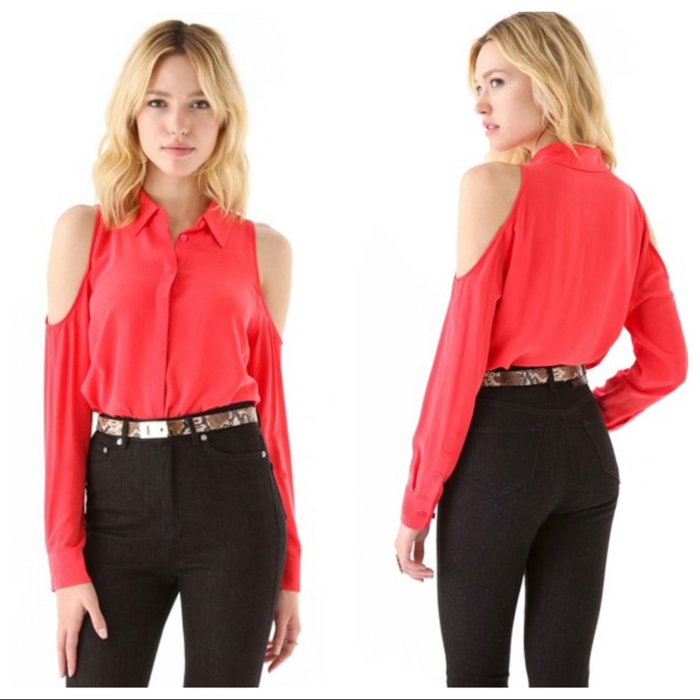 Equipment Button-Up Silk Blouse - Picture 1 of 8